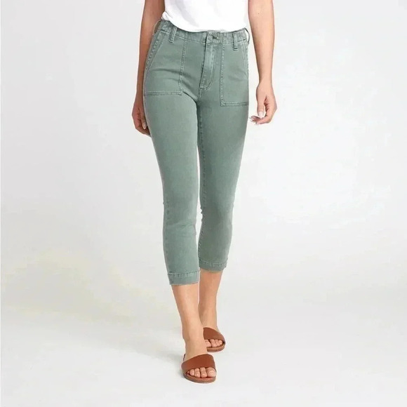 Silver Jeans Utility Slim Crops W27L25 - Picture 1 of 6